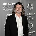 Ronald D. Moore at an event for Outlander (2014)