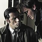 Quentin Tarantino and John Travolta in Pulp Fiction (1994)