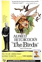 Alfred Hitchcock and Tippi Hedren in The Birds (1963)