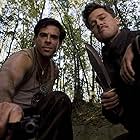 Brad Pitt and Eli Roth in Inglourious Basterds (2009)