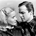 Marlon Brando and Eva Marie Saint in On the Waterfront (1954)
