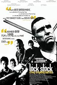 Jason Flemyng, Dexter Fletcher, Vinnie Jones, Jason Statham, and Nick Moran in Lock, Stock and Two Smoking Barrels (1998)