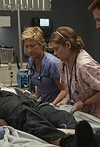 Peter Facinelli, Edie Falco, and Merritt Wever in Nurse Jackie (2009)
