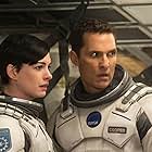 Matthew McConaughey and Anne Hathaway in Interstellar (2014)