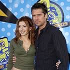 Alyson Hannigan and Alexis Denisof at an event for 2003 MTV Movie Awards (2003)