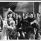 Laurence Olivier, Eileen Herlie, Terence Morgan, and Basil Sydney in Hamlet (1948)