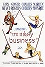 Cary Grant, Marilyn Monroe, Ginger Rogers, and Charles Coburn in Monkey Business (1952)