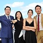 Kim Min-hee, Ha Jung-woo, Cho Jin-woong, and Kim Tae-ri at an event for The Handmaiden (2016)