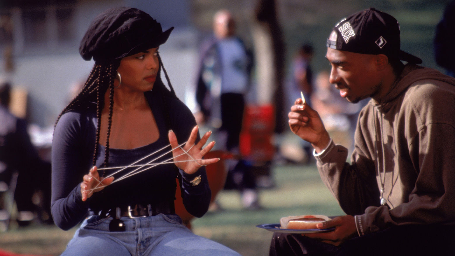 Tupac Shakur and Janet Jackson in Poetic Justice (1993)
