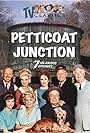 Bea Benaderet, Edgar Buchanan, Frank Cady, Linda Henning, Jeannine Riley, Pat Woodell, and Higgins in Petticoat Junction (1963)