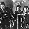 Linda Hamilton, Arnold Schwarzenegger, and Edward Furlong in Terminator 2: Judgment Day (1991)