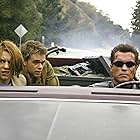 Claire Danes, Arnold Schwarzenegger, and Nick Stahl in Terminator 3: Rise of the Machines (2003)