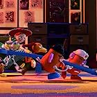 Joan Cusack, Tim Allen, Blake Clark, Estelle Harris, and Don Rickles in Toy Story 3 (2010)