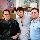 Ben Bailey, Erik Davies and director Dave Broitman on the set of "So Real?"