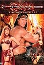 Angelica Bridges, Ralf Moeller, and Jeremy Kemp in Conan the Adventurer (1997)