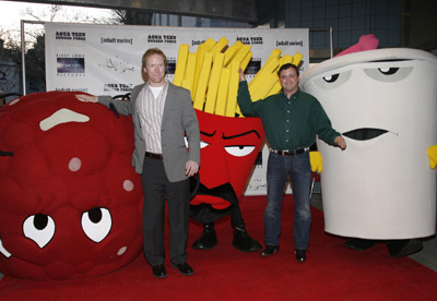 Matt Maiellaro and Dave Willis at an event for Aqua Teen Hunger Force Colon Movie Film for Theaters (2007)