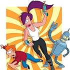 Fry, Leela and Bender on FUTURAMA