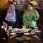 Harish Patel and Zarna Garg in A Nice Indian Boy (2024)