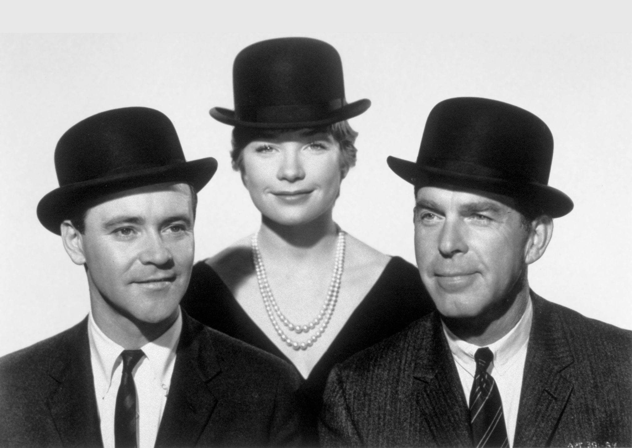 Jack Lemmon, Shirley MacLaine, and Fred MacMurray in The Apartment (1960)