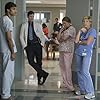 Peter Facinelli, Edie Falco, Merritt Wever, and Arjun Gupta in Nurse Jackie (2009)