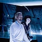 Jeff Bridges and Olivia Wilde in Tron: Legacy (2010)