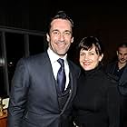 Carla Gugino and Jon Hamm at an event for Friends with Kids (2011)