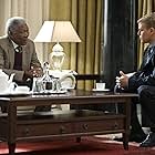 Morgan Freeman and Matt Damon in Invictus (2009)