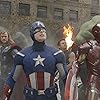 Robert Downey Jr., Lou Ferrigno, Chris Evans, Scarlett Johansson, Jeremy Renner, Mark Ruffalo, and Chris Hemsworth in The Avengers (2012)