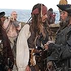 Johnny Depp, Penélope Cruz, Paul Bazely, Ian McShane, Ian Mercer, and Robbie Kay in Pirates of the Caribbean: On Stranger Tides (2011)