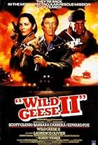 Barbara Carrera, Scott Glenn, and Edward Fox in Wild Geese II (1985)