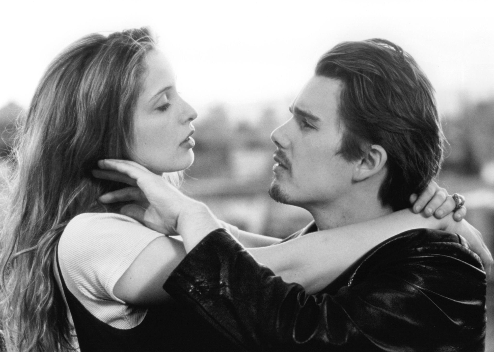 Ethan Hawke and Julie Delpy in Before Sunrise (1995)