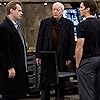 Christian Bale, Michael Caine, and Christopher Nolan in The Dark Knight (2008)