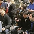 Hugh Grant, Nicholas Hoult, Chris Weitz, and Paul Weitz in About a Boy (2002)