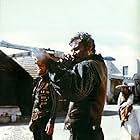 Gian Maria Volontè, José Canalejas, and Benito Stefanelli in A Fistful of Dollars (1964)
