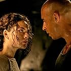 Vin Diesel and Alexa Davalos in The Chronicles of Riddick (2004)