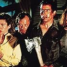 Sarah Berry, Bruce Campbell, Kassie Wesley DePaiva, and Dan Hicks in Evil Dead II (1987)