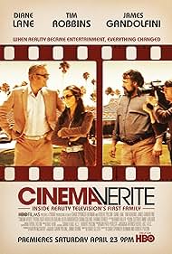 Diane Lane, Tim Robbins, and James Gandolfini in Cinema Verite (2011)