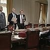 Nigel Hawthorne, Antony Carrick, Paul Eddington, and Derek Fowlds in Yes, Prime Minister (1986)