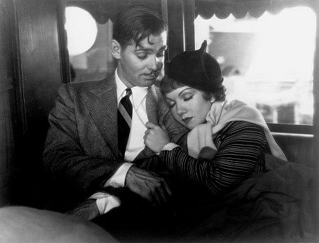 "It Happened One Night," Clark Gable and Claudette Colbert. 1934 Columbia