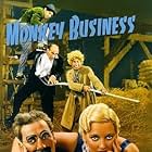 Groucho Marx, Chico Marx, Harpo Marx, Constantine Romanoff, and Thelma Todd in Monkey Business (1931)