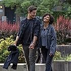 Robbie Amell and Andy Allo in Upload (2020)