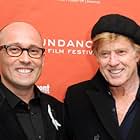 Robert Redford and Adam Elliot at an event for Mary and Max (2009)