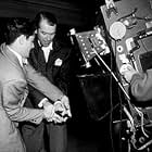 James Stewart on the set of "Rope." 1948 Warner