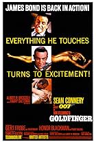 Sean Connery, Honor Blackman, and Shirley Eaton in Goldfinger (1964)