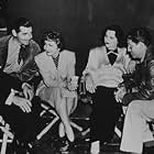 "Boom Town" Frank Morgan, Clark Gable, Claudette Colbert, Hedy Lamarr, Spencer Tracy on the set 1940 MGM