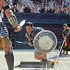 Russell Crowe and Sven-Ole Thorsen in Gladiator (2000)