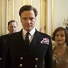 Colin Firth, Helena Bonham Carter, and Geoffrey Rush in The King's Speech (2010)