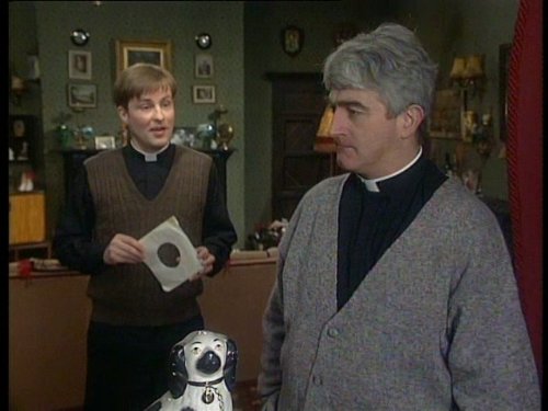 Dermot Morgan and Ardal O'Hanlon in Father Ted (1995)