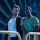 Don Cheadle and Robert Downey Jr. in Iron Man 3 (2013)