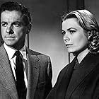 Grace Kelly and Robert Cummings in Dial M for Murder (1954)